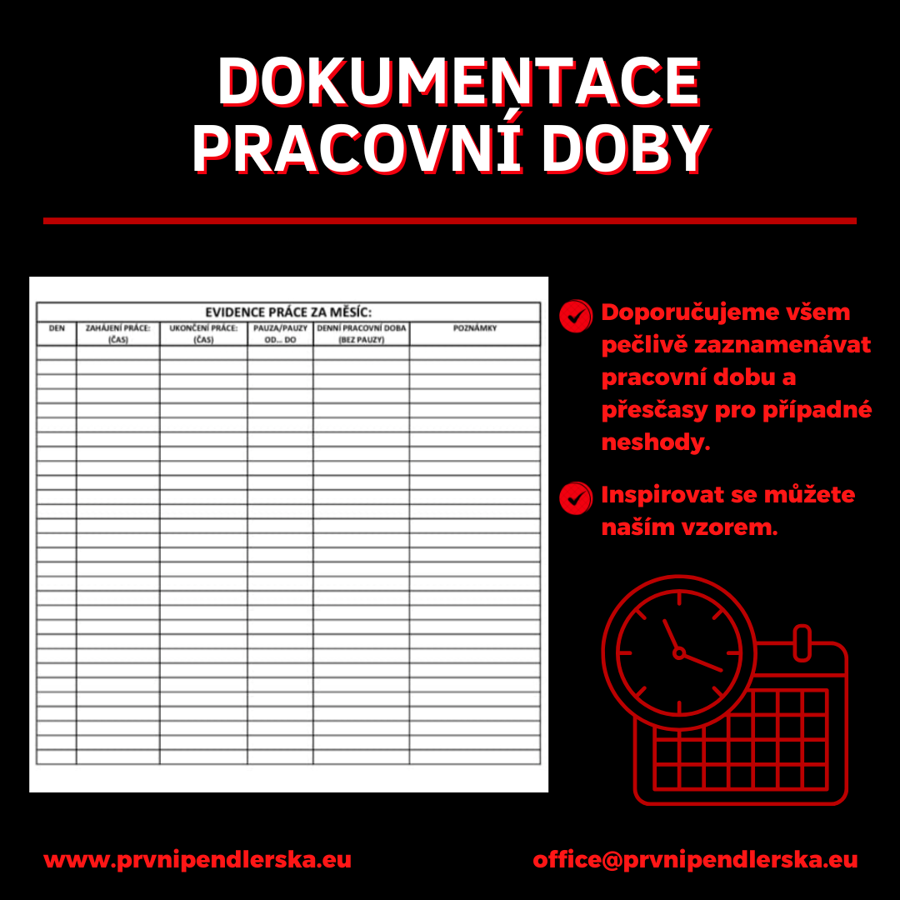 DOKUMENTACE PRACOVNÍ DOBY